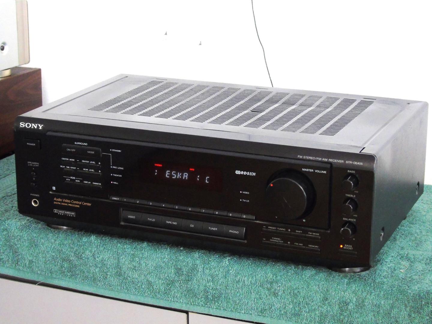 amplituner sony str-de405 rds sprawny i mocny 2x 120 wat. dostawa