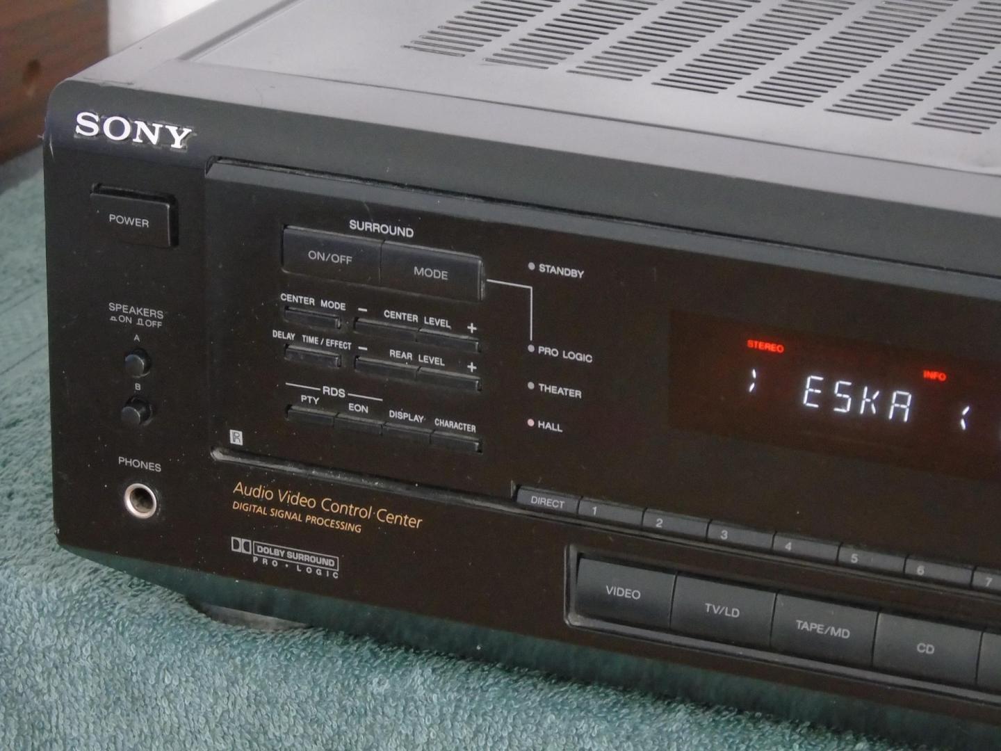 amplituner sony str-de405 rds sprawny i mocny 2x 120 wat. dostawa