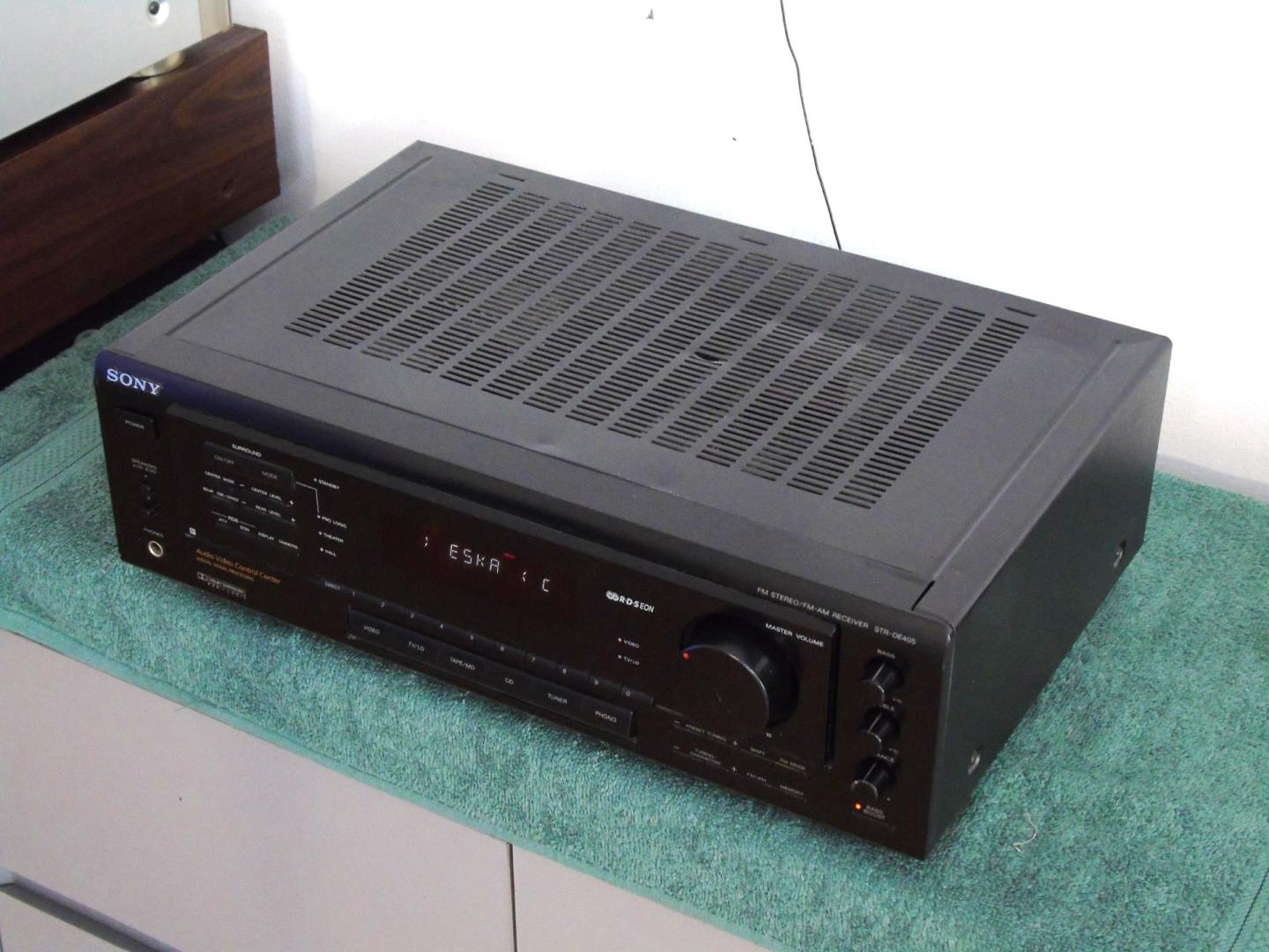 amplituner sony str-de405 rds sprawny i mocny 2x 120 wat. dostawa