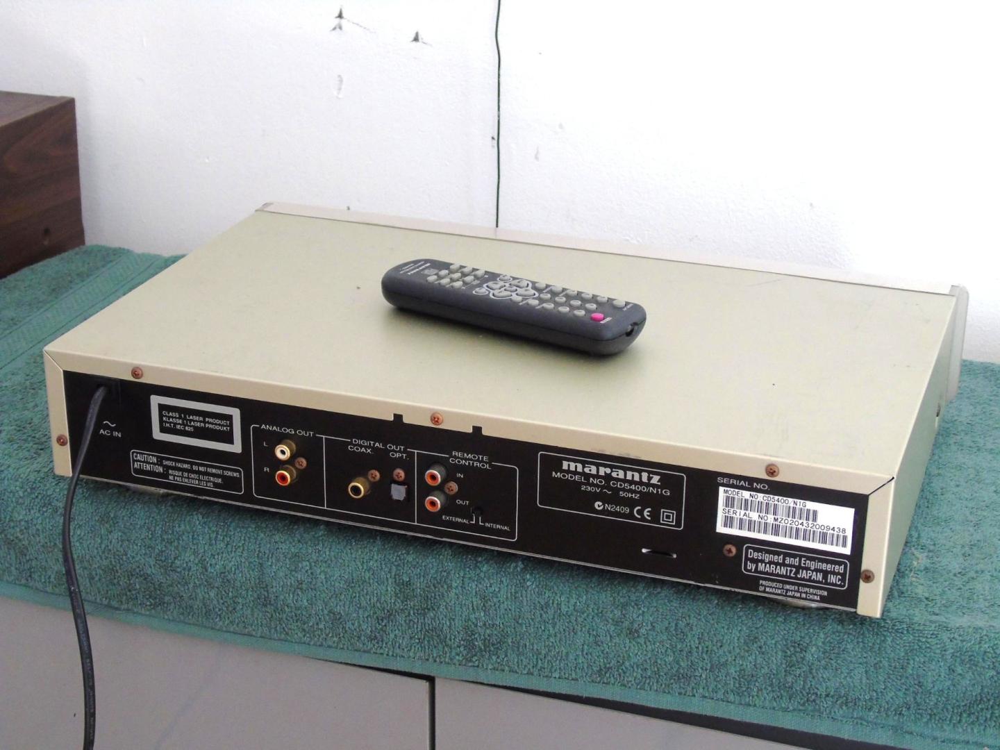 Odtwarzacz CD japońskiej firmy Marantz CD-5400 pilot. WYSYŁKA.