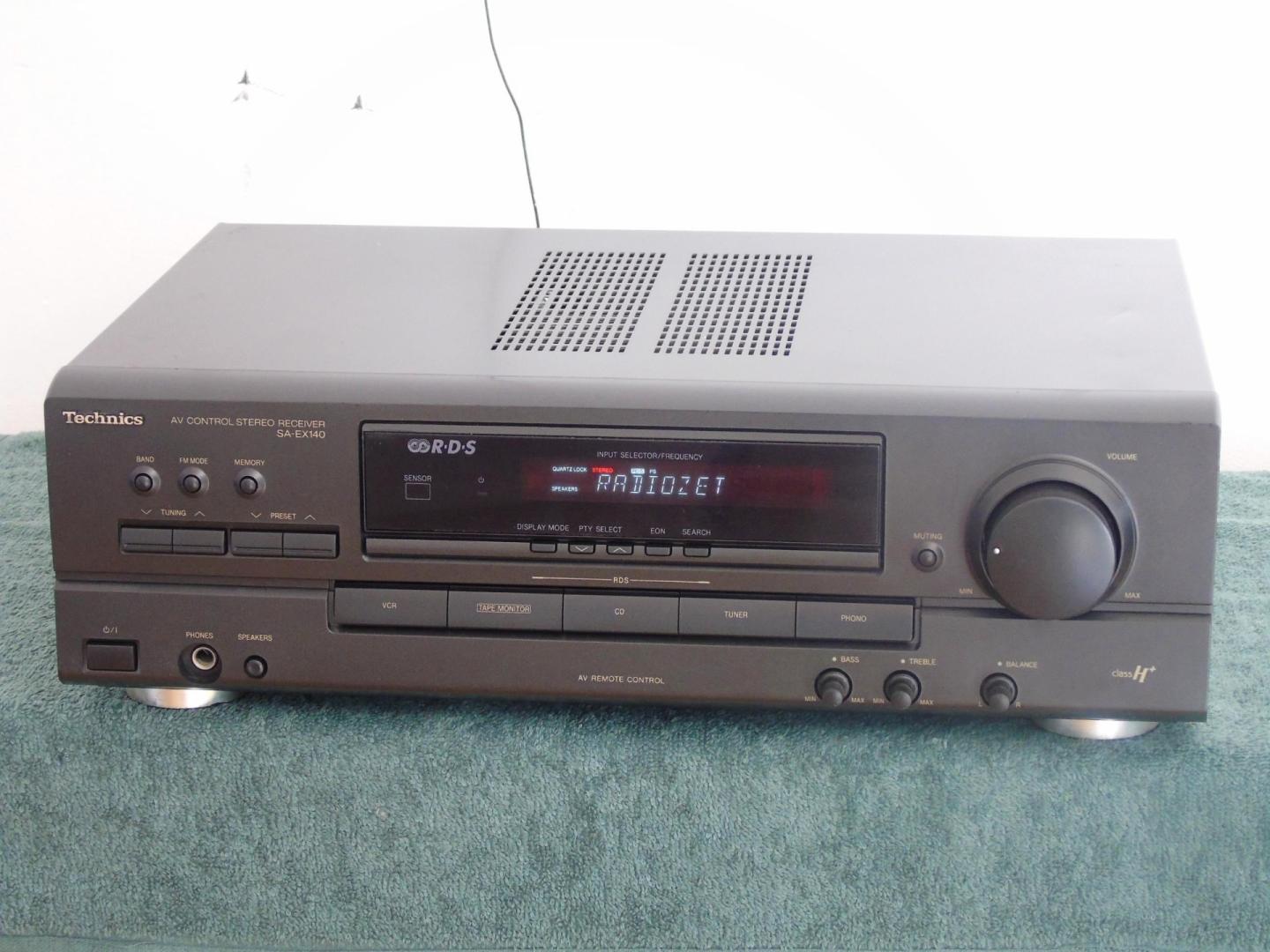 Wzmacniacz z radiem Technics SA-EX140 mocny i sprawny. DOSTAWA