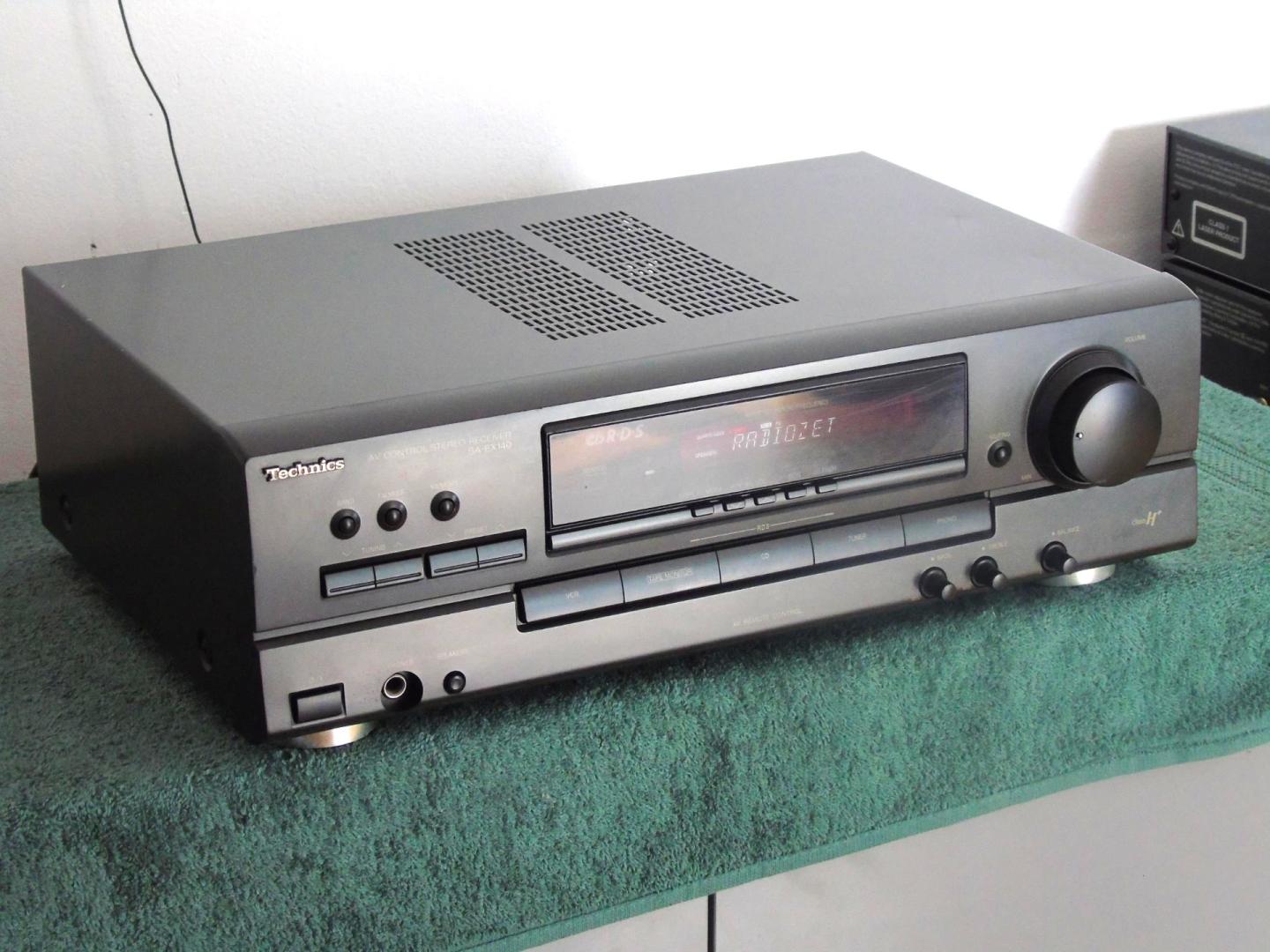 Wzmacniacz z radiem Technics SA-EX140 mocny i sprawny. DOSTAWA