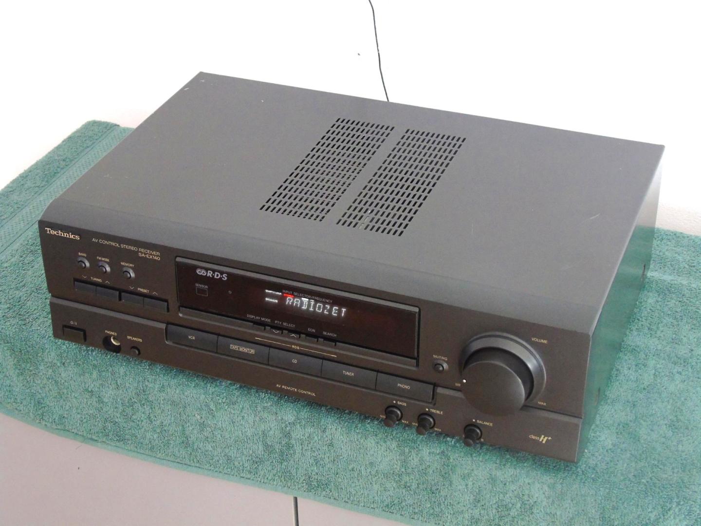Wzmacniacz z radiem Technics SA-EX140 mocny i sprawny. DOSTAWA