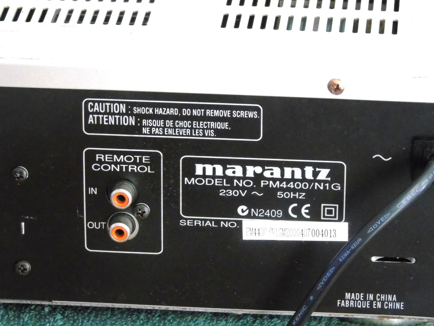 Audiofilski wzmacniacz Marantz PM-4400 sprawny. WYSYŁKA