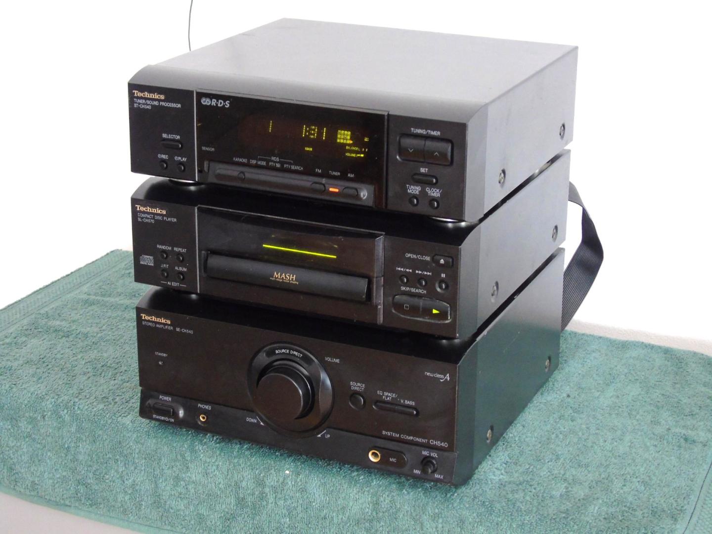 wieża technics se- ch540 st-ch540 sl-ch570 sprawna. dostawa