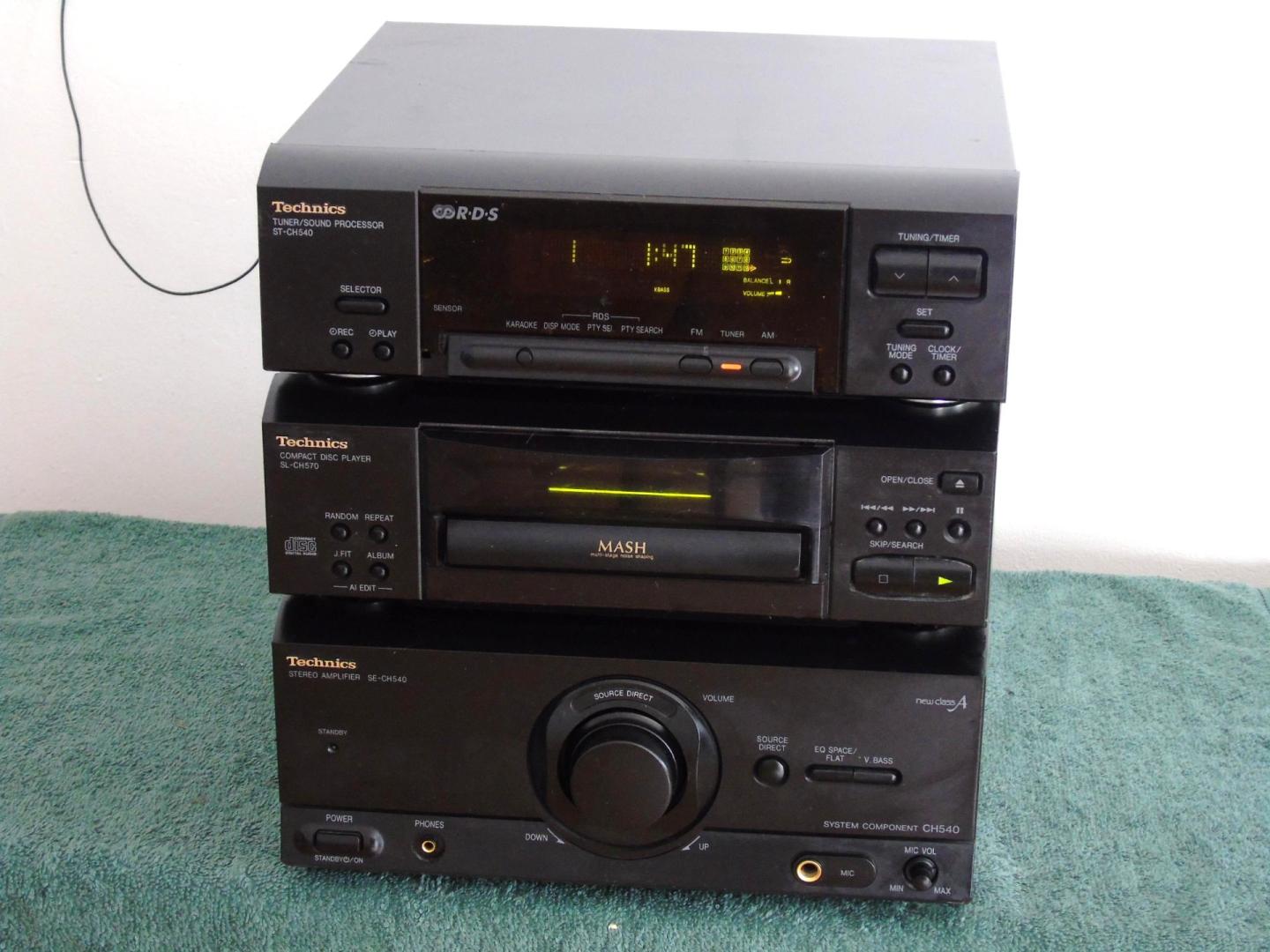 wieża technics se- ch540 st-ch540 sl-ch570 sprawna. dostawa