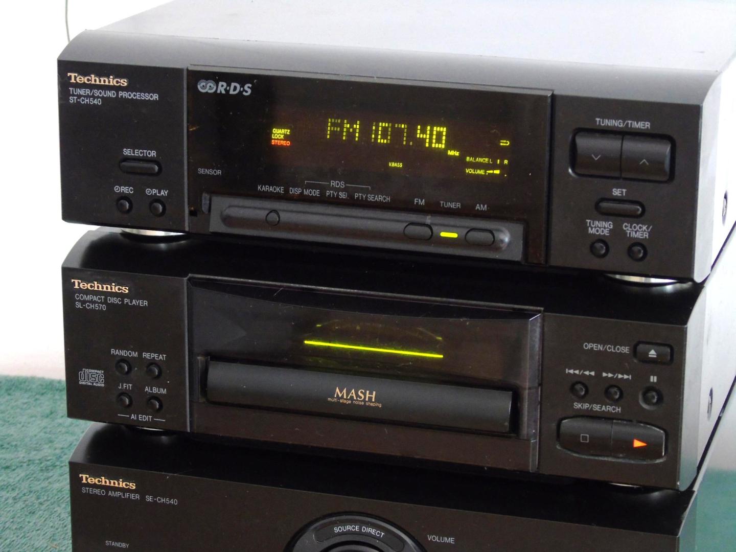 wieża technics se- ch540 st-ch540 sl-ch570 sprawna. dostawa