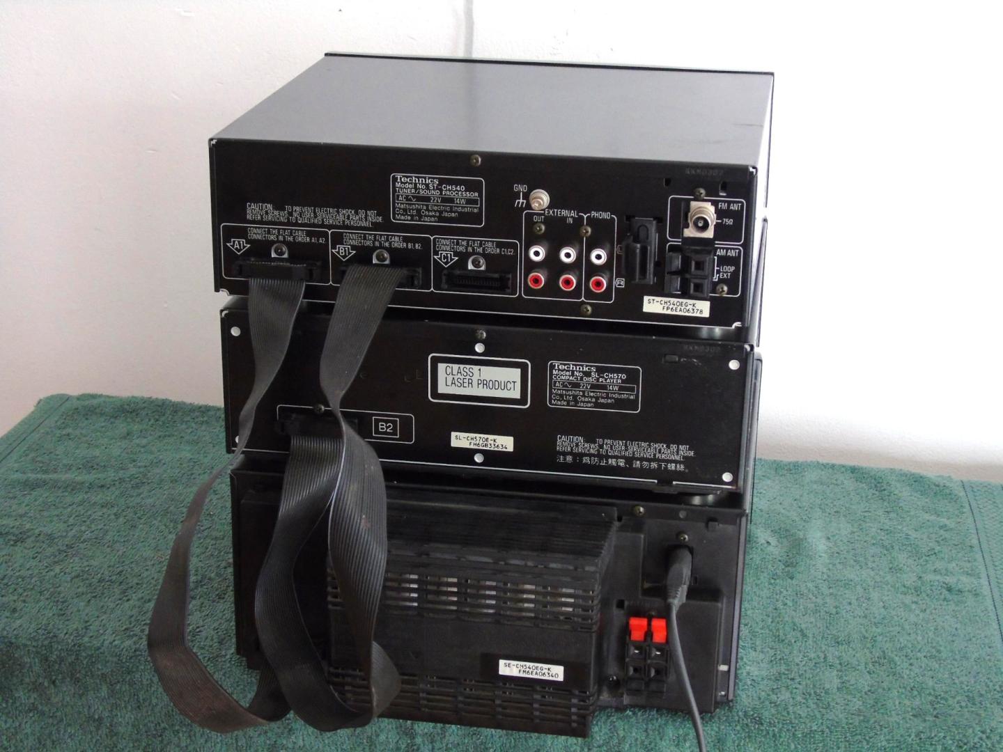 wieża technics se- ch540 st-ch540 sl-ch570 sprawna. dostawa