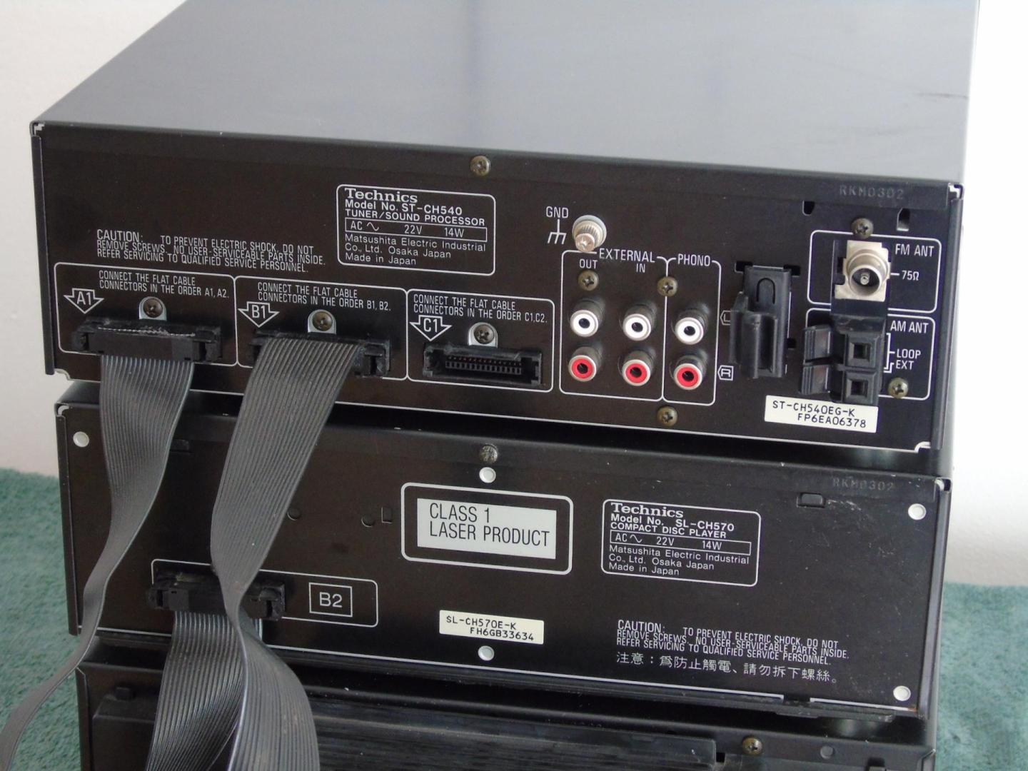 wieża technics se- ch540 st-ch540 sl-ch570 sprawna. dostawa