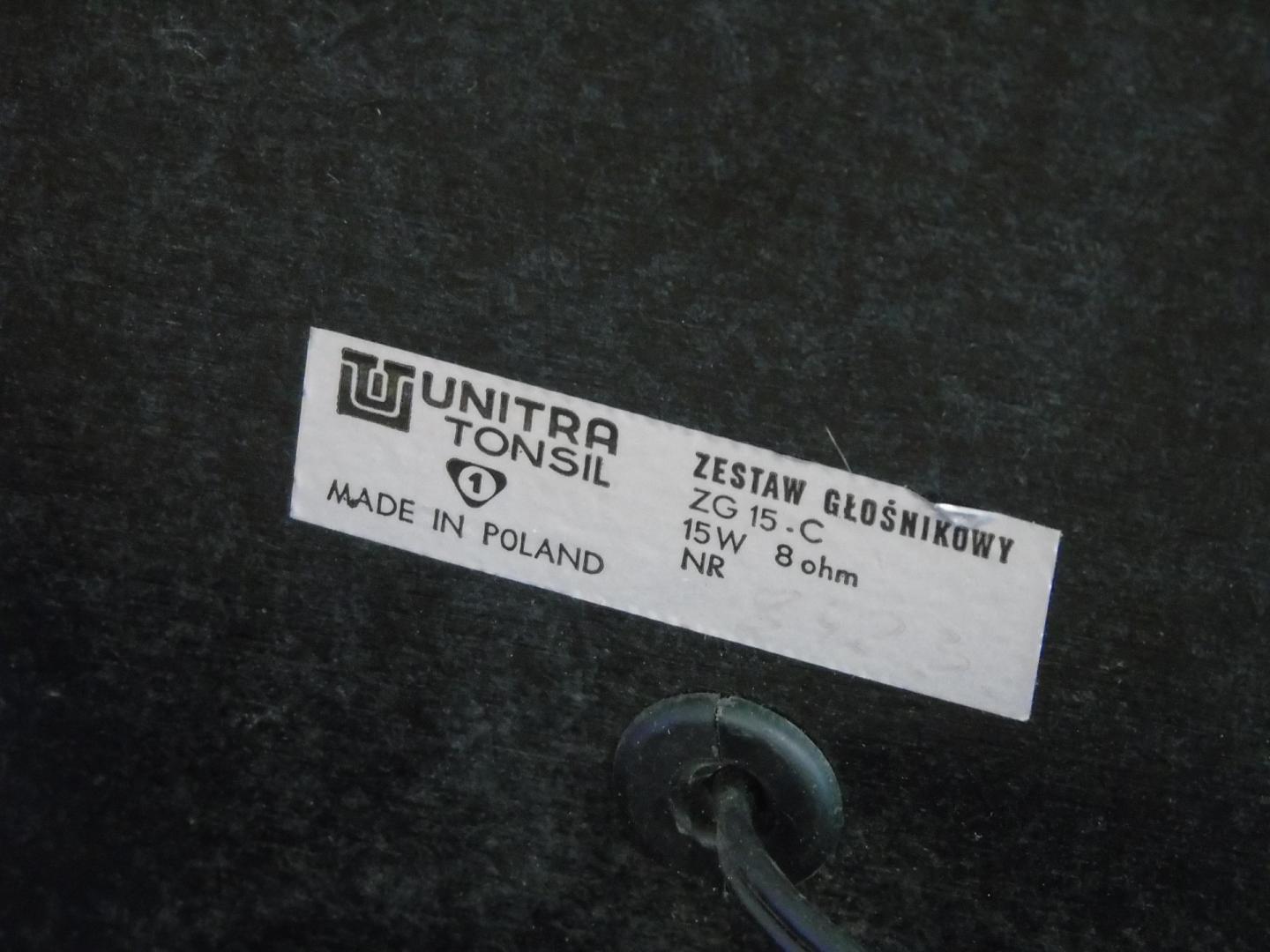 Kolumny Tonsil ZG-15 sprawne i ładne. Vintage. DOSTAWA