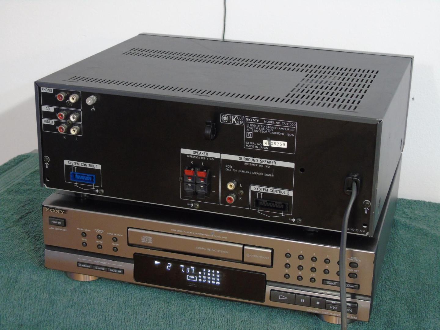 Wzmacniacz Sony TA-D509 korektor graficzny sprawny. WYSYŁKA
