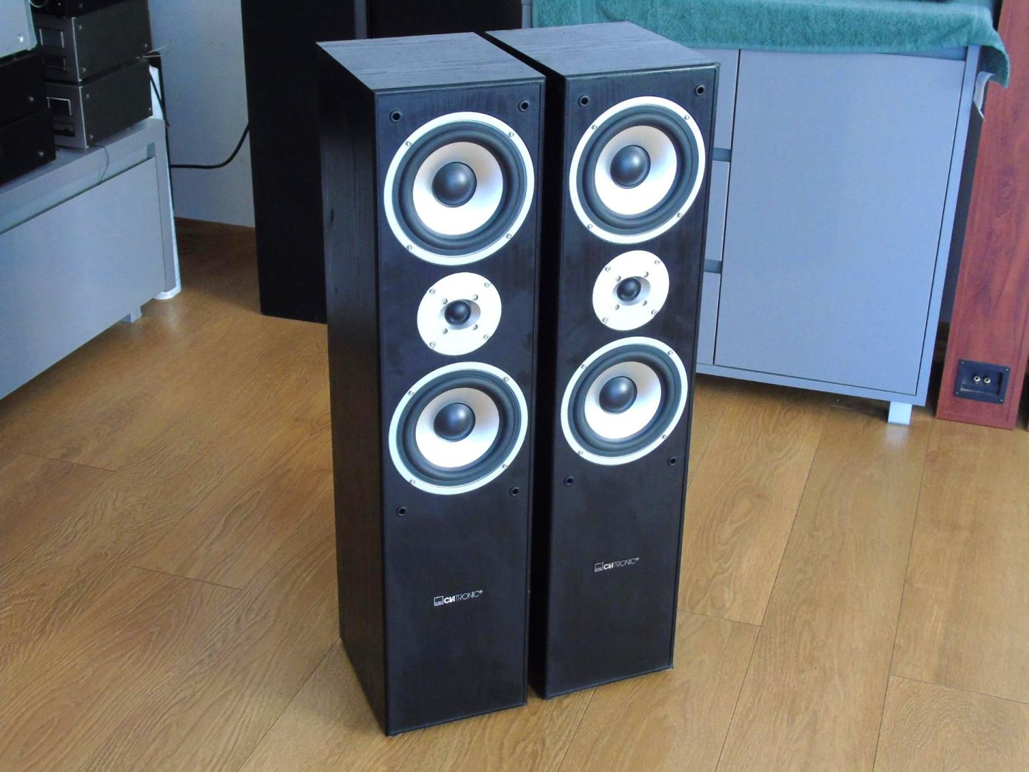 Mocne kolumny Clatronic 2x 500 wat. DOSTAWA.