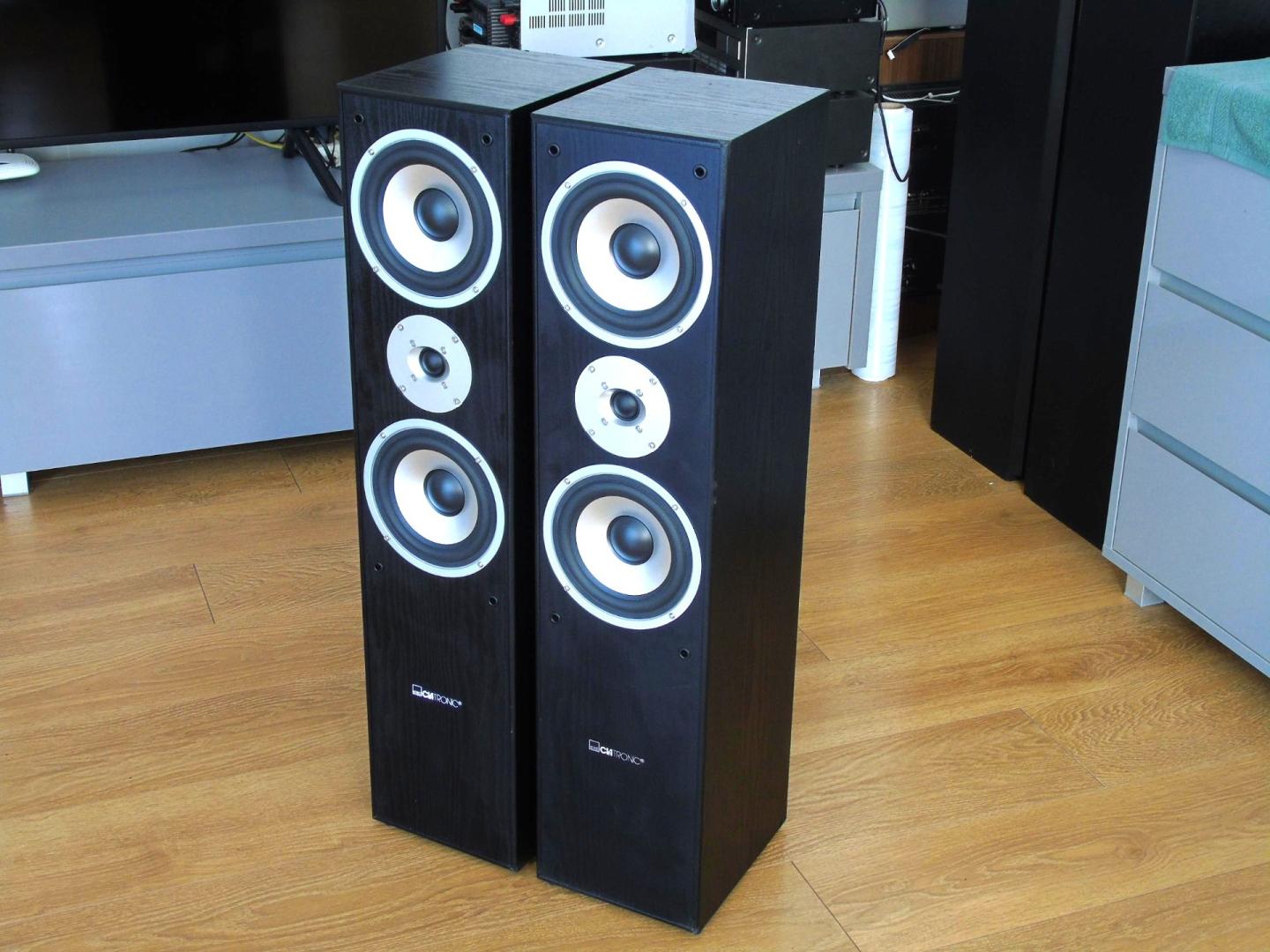 Mocne kolumny Clatronic 2x 500 wat. DOSTAWA.