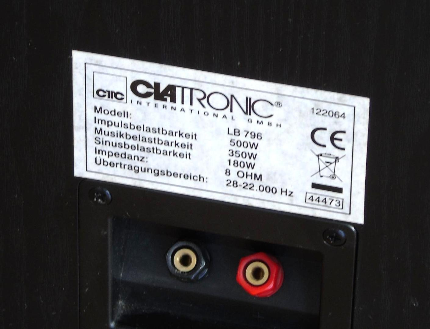 Mocne kolumny Clatronic 2x 500 wat. DOSTAWA.