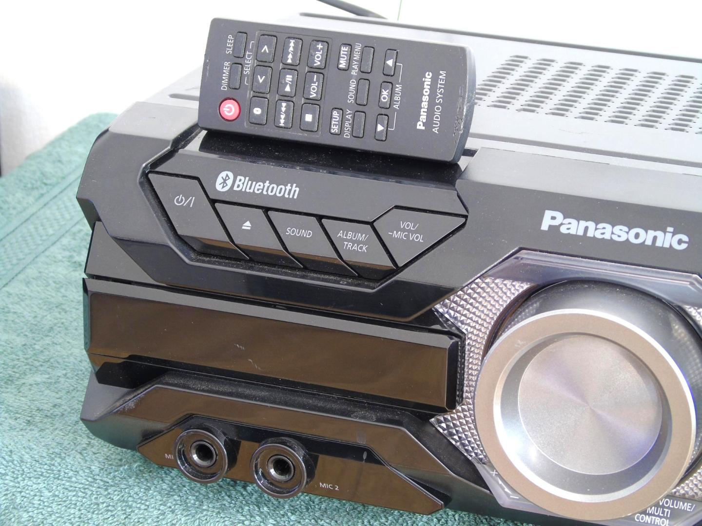 wieża panasonic sa-akx520 pilot radio rds usb mp3 bt cd. dostawa