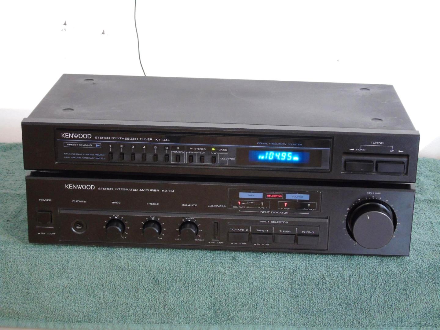 wzmacniacz i tuner kenwood ka-34 i kt-34 vintage. dostawa