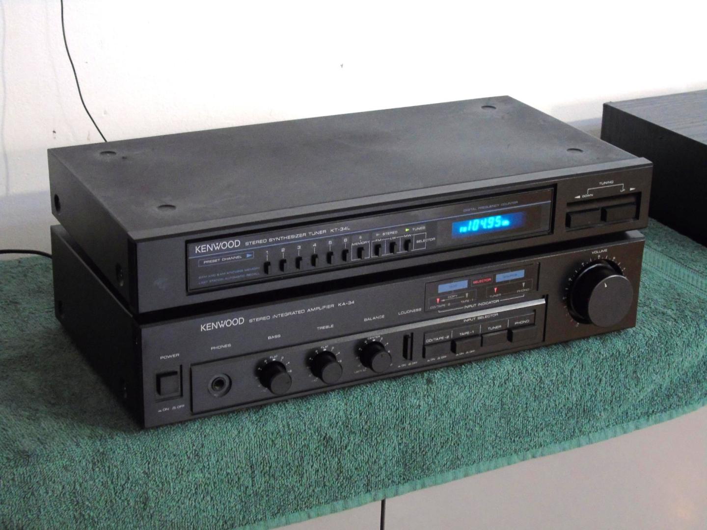wzmacniacz i tuner kenwood ka-34 i kt-34 vintage. dostawa