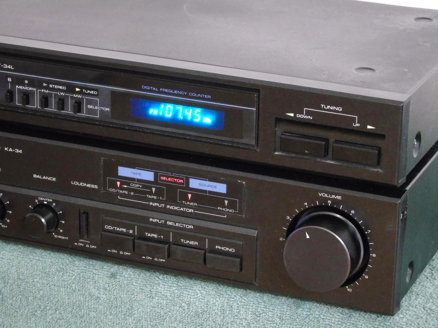 wzmacniacz i tuner kenwood ka-34 i kt-34 vintage. dostawa