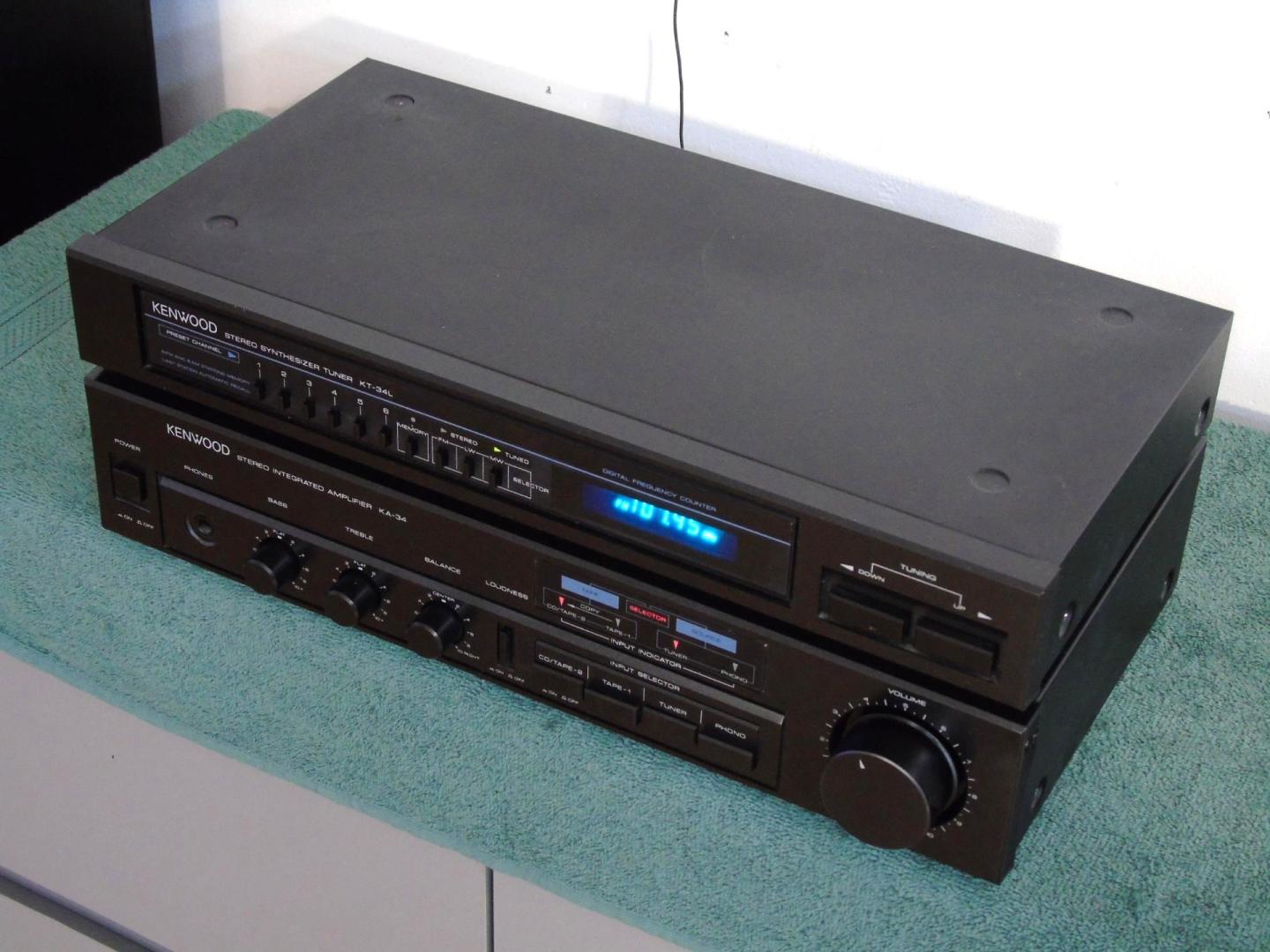 wzmacniacz i tuner kenwood ka-34 i kt-34 vintage. dostawa