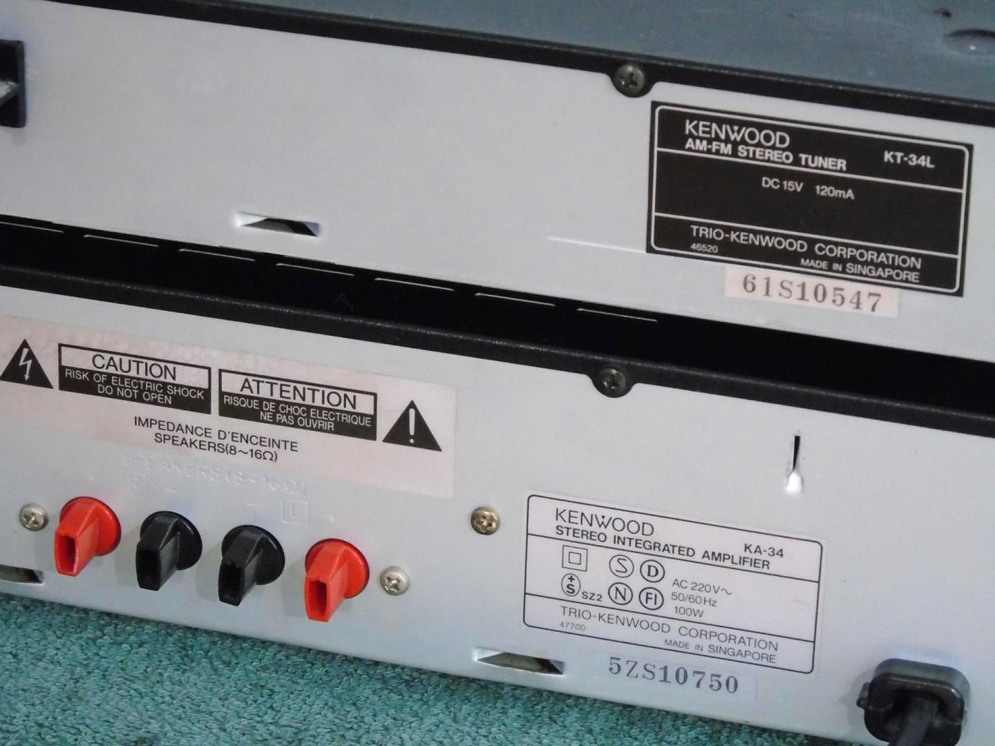 wzmacniacz i tuner kenwood ka-34 i kt-34 vintage. dostawa