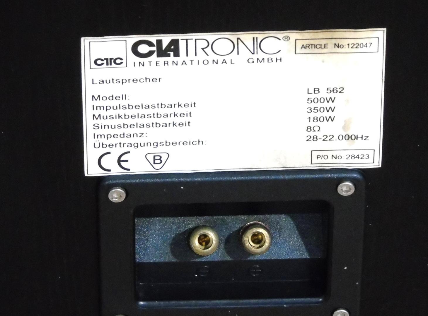 Kolumny stereo Clatronic 2x 500 wat. DOSTAWA.