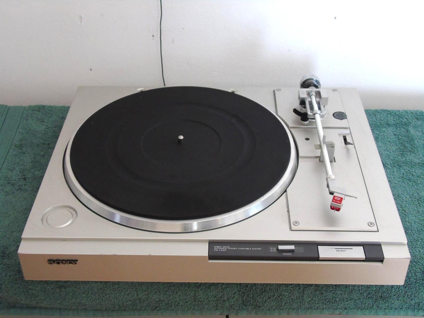 gramofon sony ps-lx22. direct drive. pół-automat igła. dstawa
