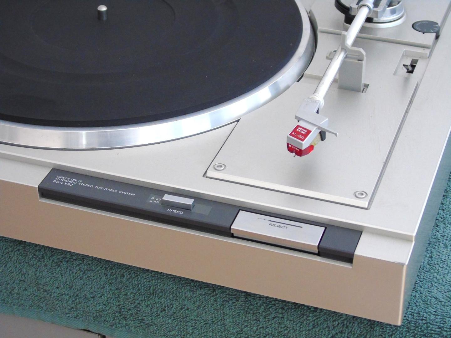 gramofon sony ps-lx22. direct drive. pół-automat igła. dstawa