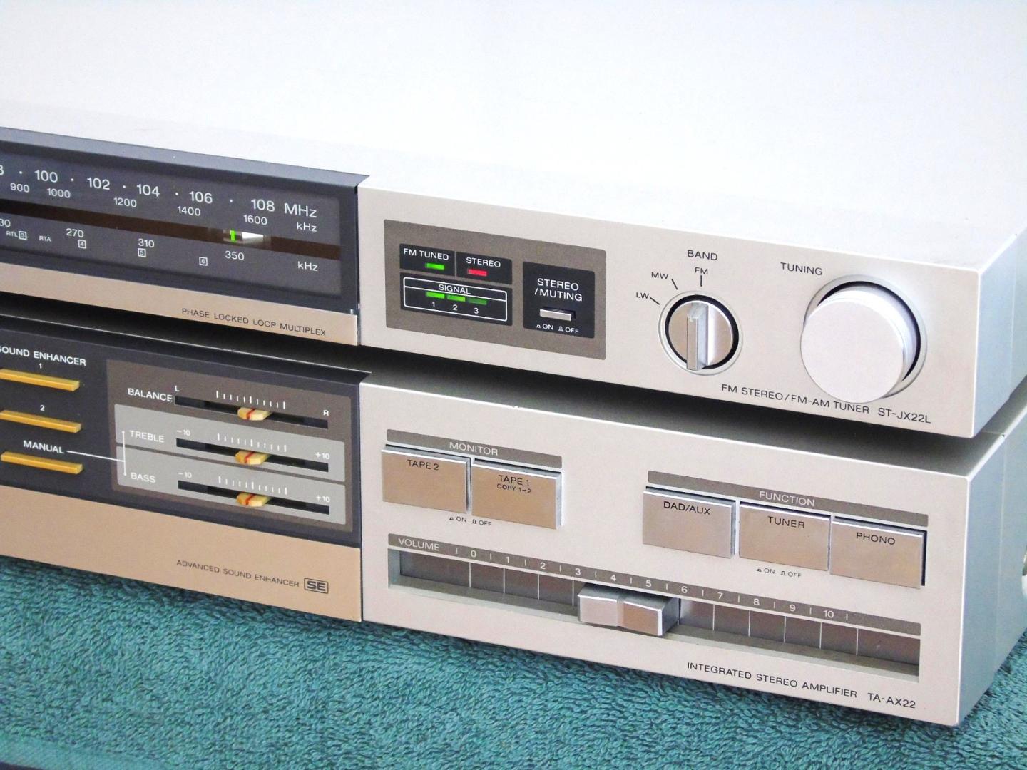wzmacniacz i tuner sony ta-ax22 i stjx22 sprawne vintage. dostawa