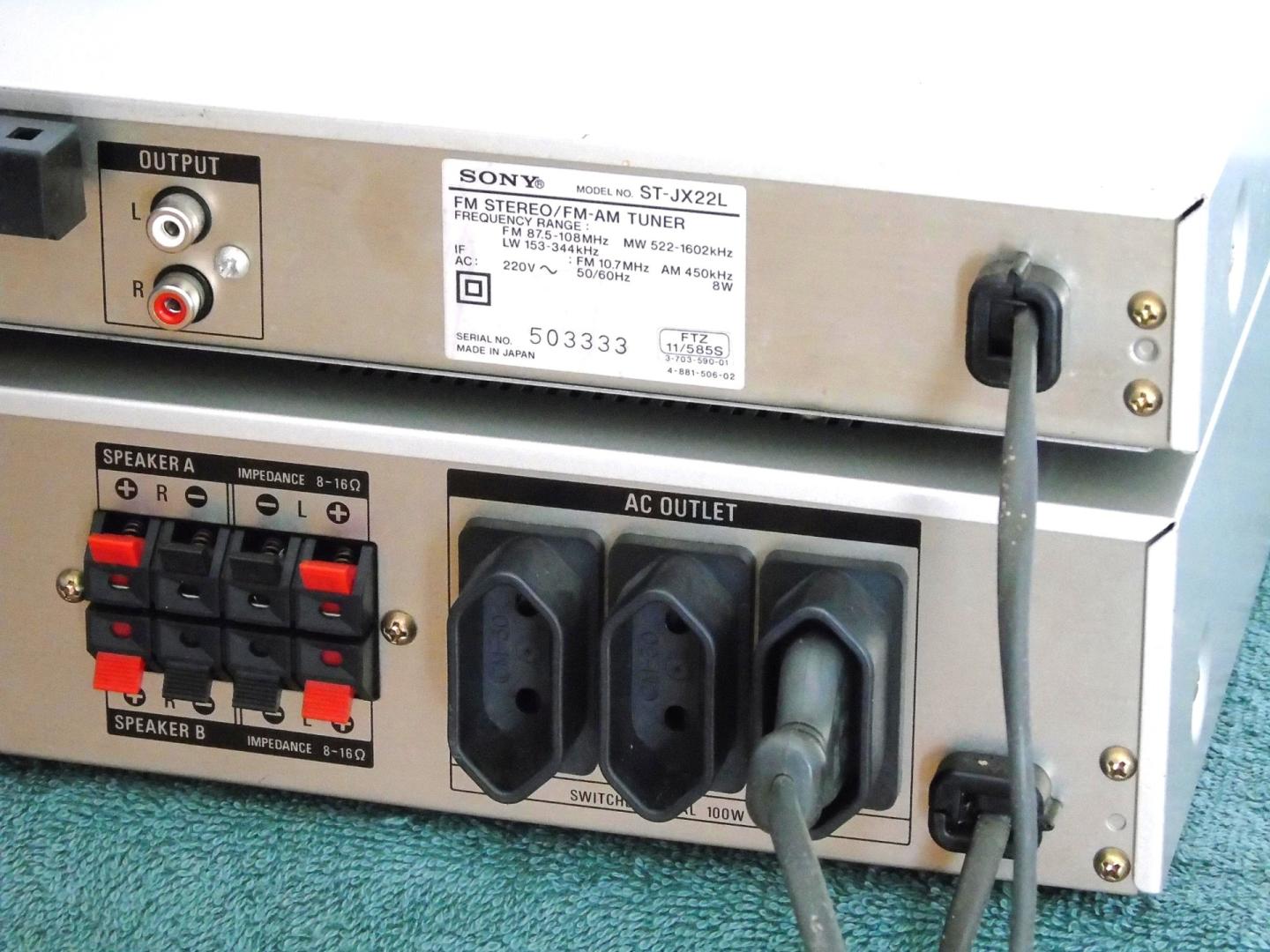 wzmacniacz i tuner sony ta-ax22 i stjx22 sprawne vintage. dostawa