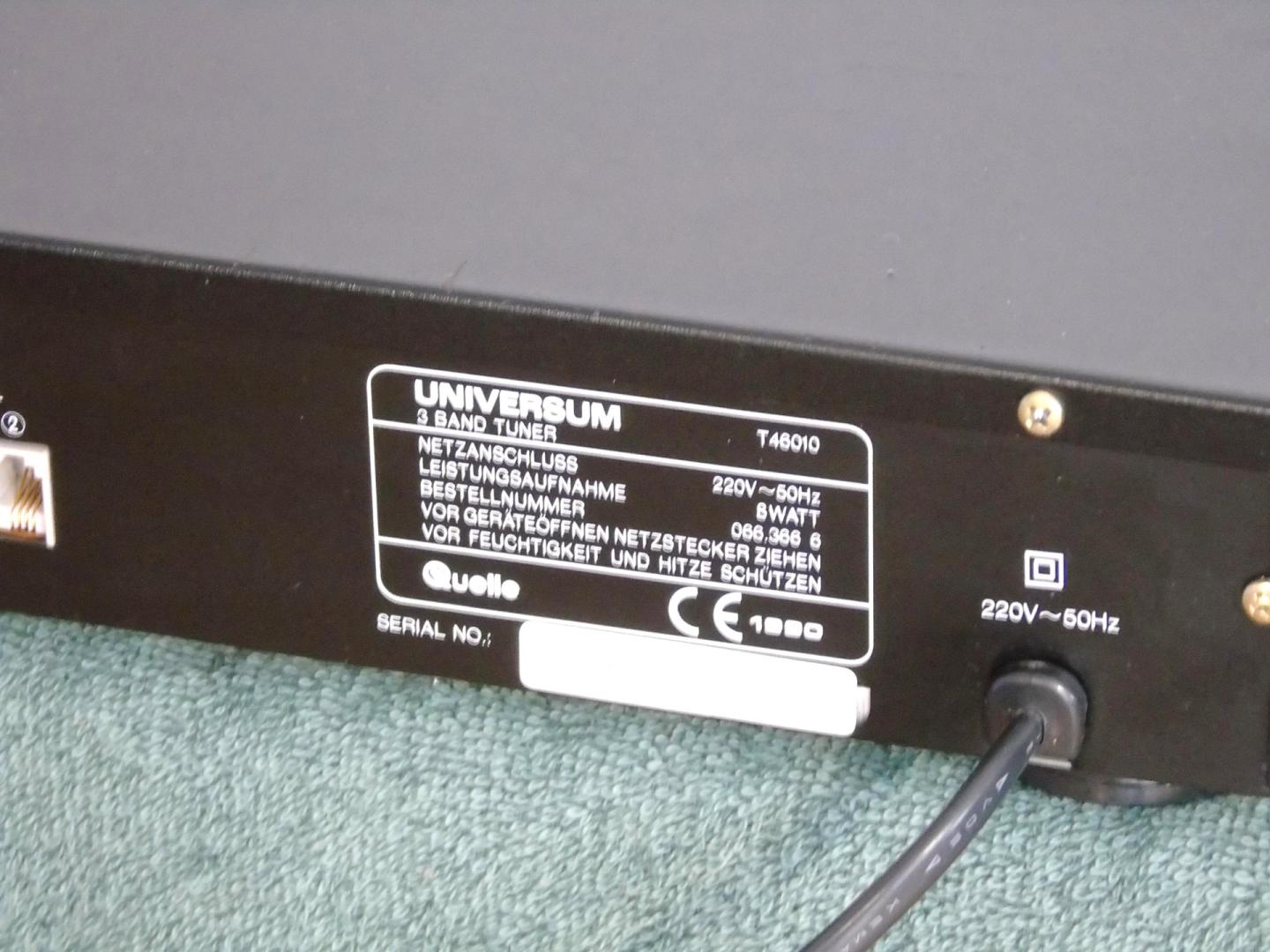 Tuner radiowy Universum T-46010 sprawny i ładny. WYSYŁKA.