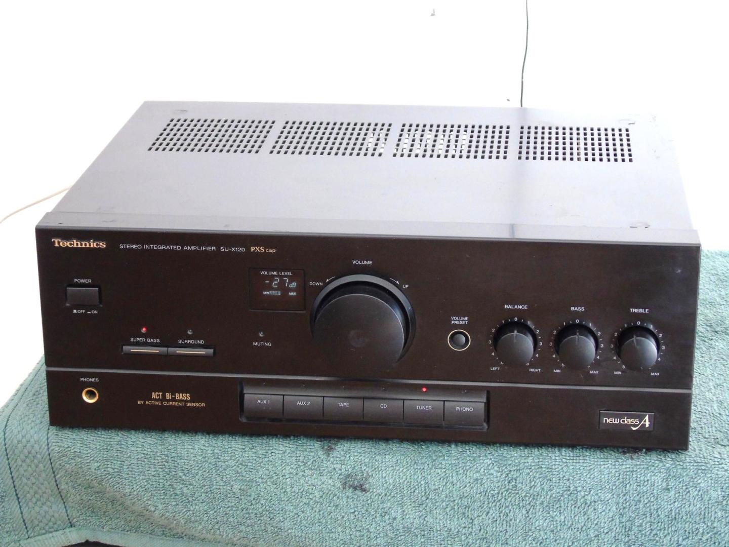 Wzmacniacz stereo Technics SU-X120 mocny , sprawny i ładny. DOSTAWA