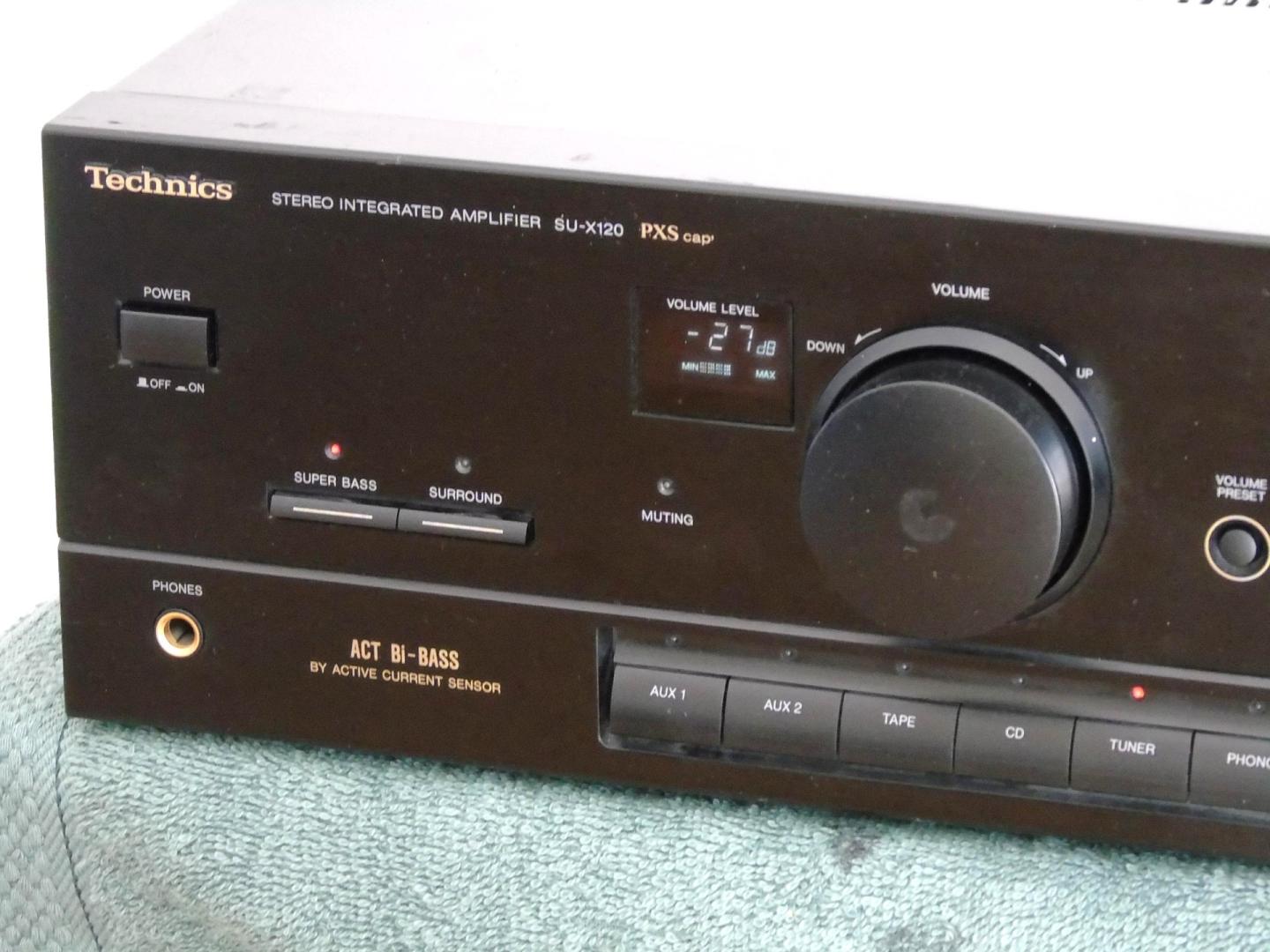 Wzmacniacz stereo Technics SU-X120 mocny , sprawny i ładny. DOSTAWA
