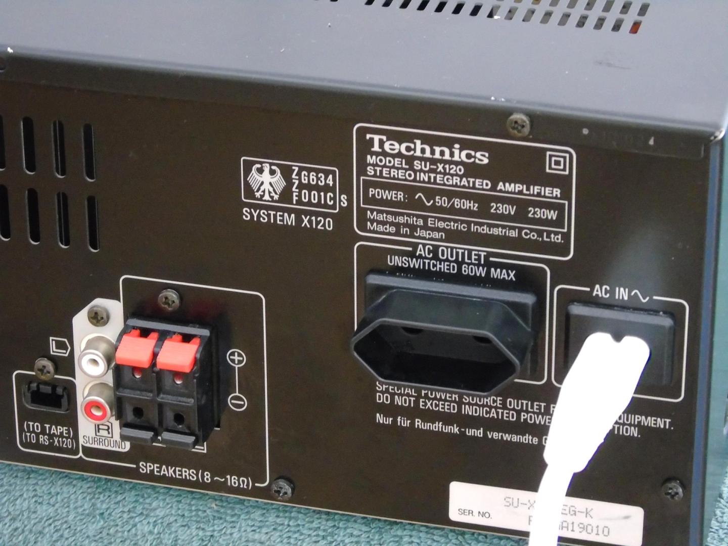Wzmacniacz stereo Technics SU-X120 mocny , sprawny i ładny. DOSTAWA