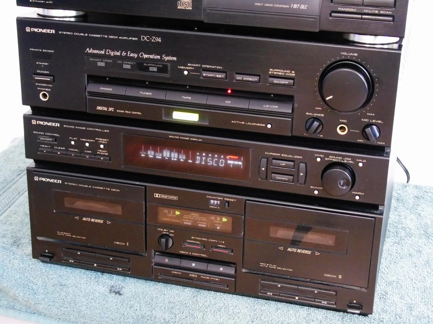 Wieża Pioneer DC-Z94 pilot korektor gr CD mocna 370 wat. DOSTAWA