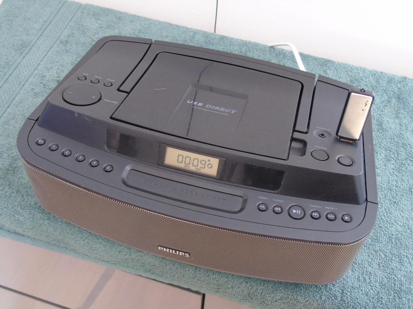 zestaw audio philips cd usb. radio aux. wysyłka.