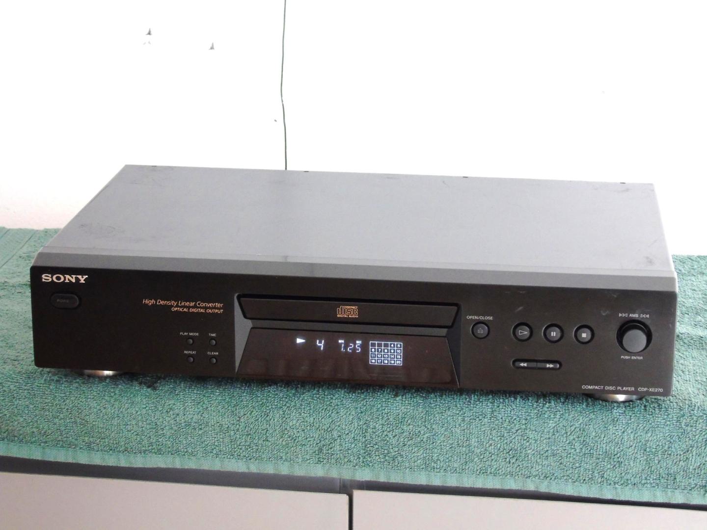 odtwarzacz płyt sony cdp-xe270 sprawny. wysyłka.
