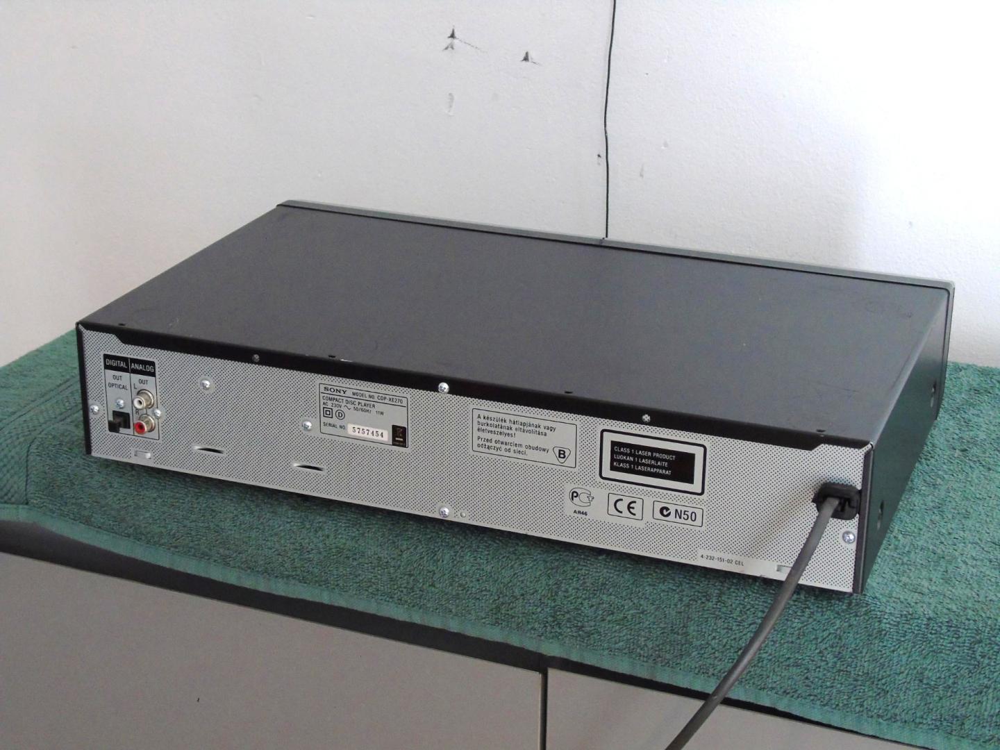 odtwarzacz płyt sony cdp-xe270 sprawny. wysyłka.