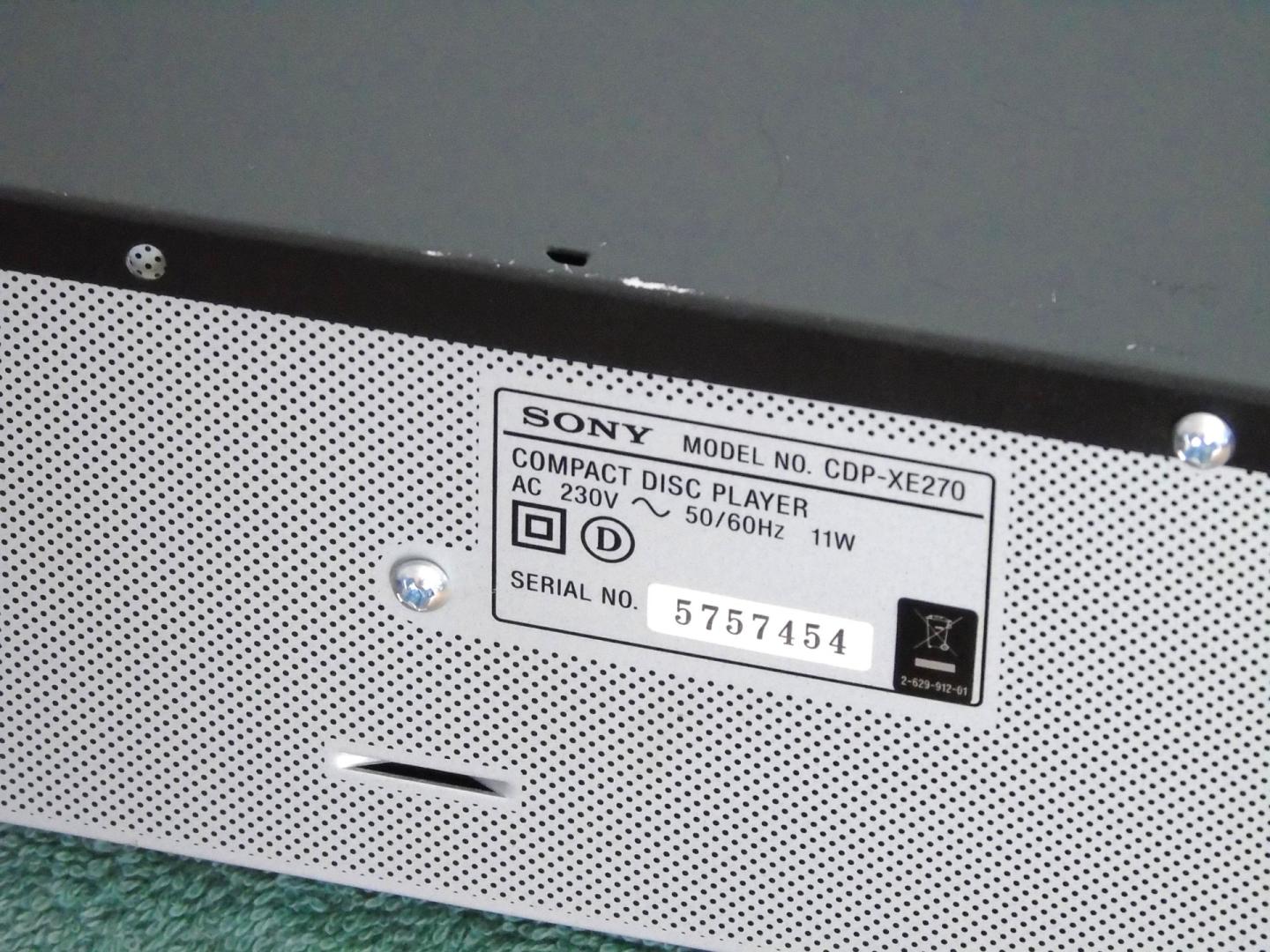 odtwarzacz płyt sony cdp-xe270 sprawny. wysyłka.