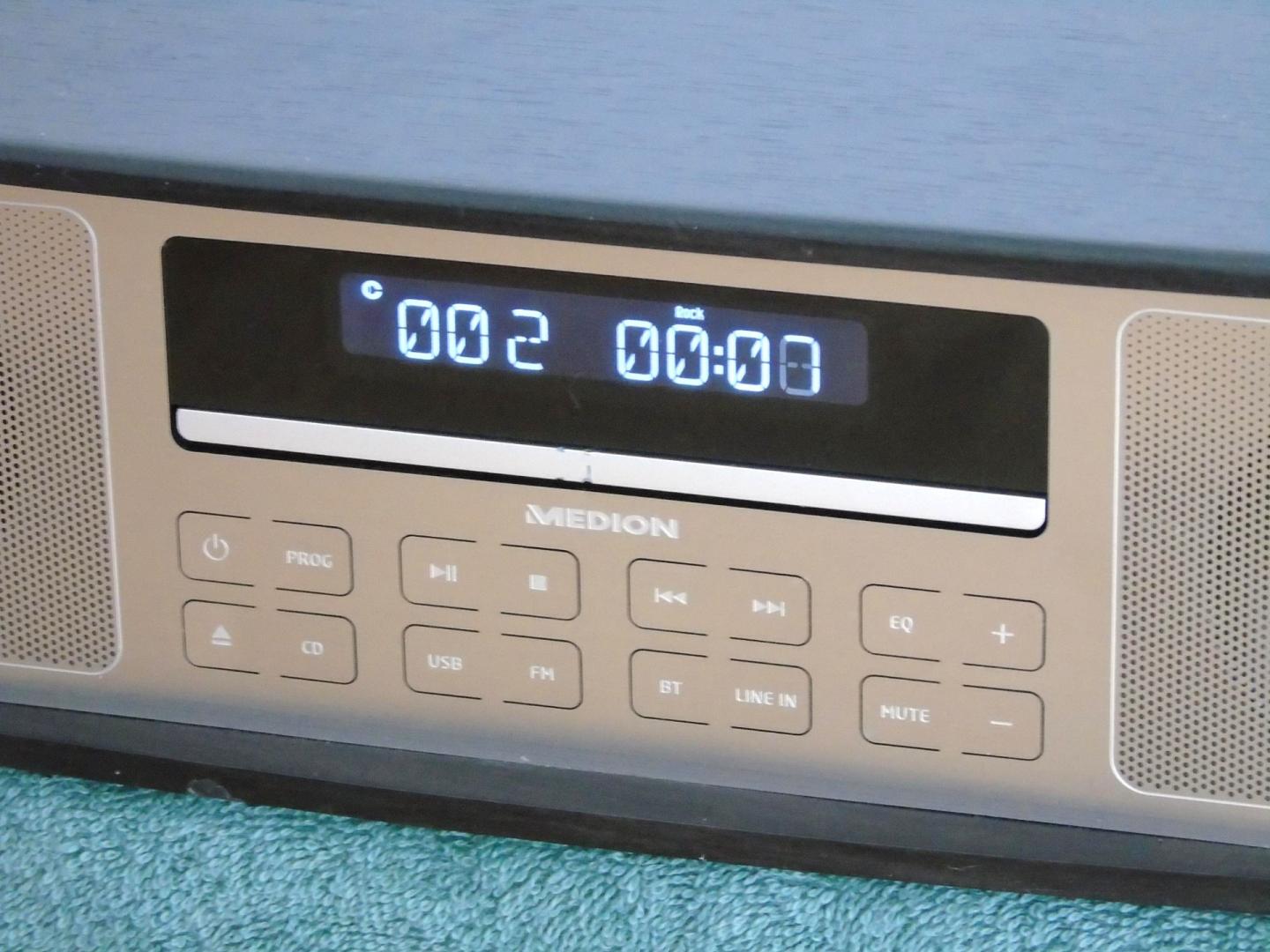 zestaw audio medion bt usb mp-3 radio rds aux. dostawa