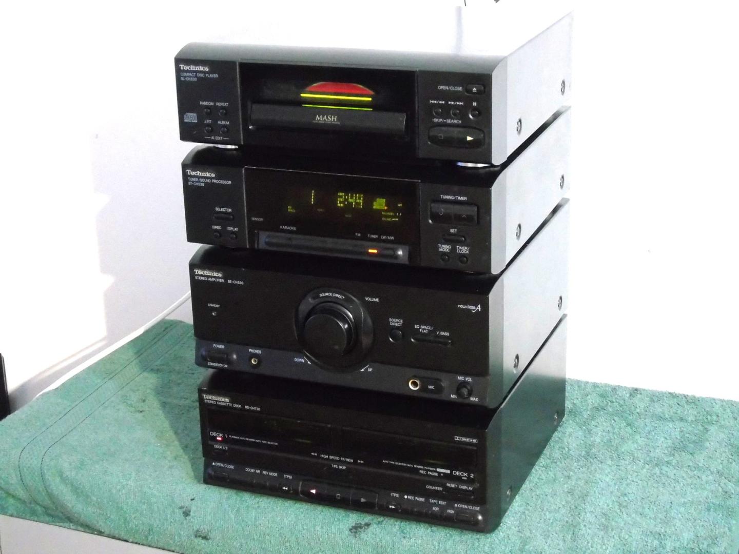 wieża technics se- ch530 sprawna  i mocna. dostawa