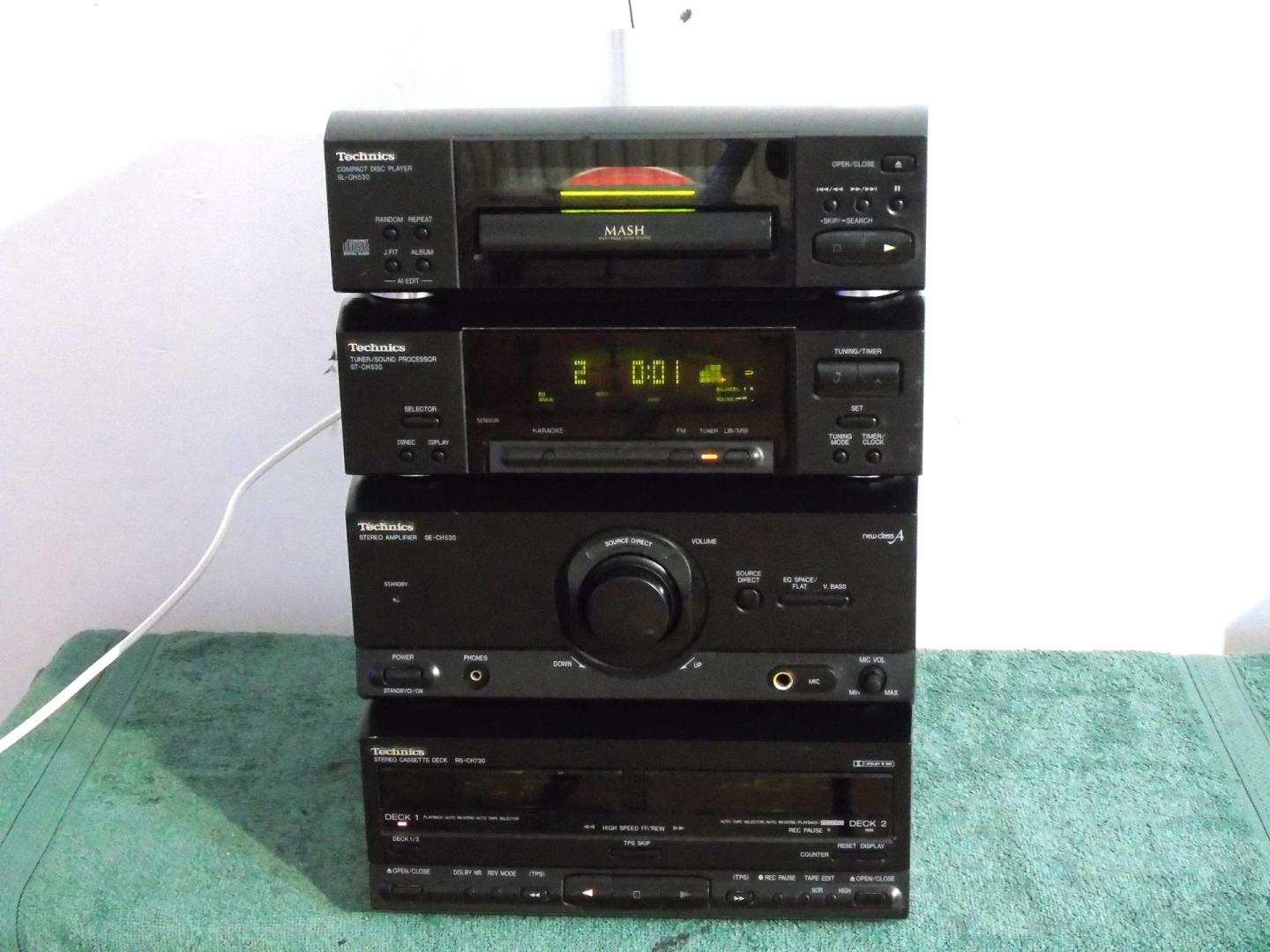 wieża technics se- ch530 sprawna  i mocna. dostawa