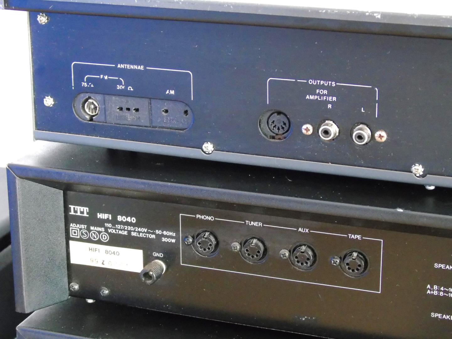 Wzmacniacz tuner i magnetofon ITT sprawne i ładne Vintage. DOSTAWA