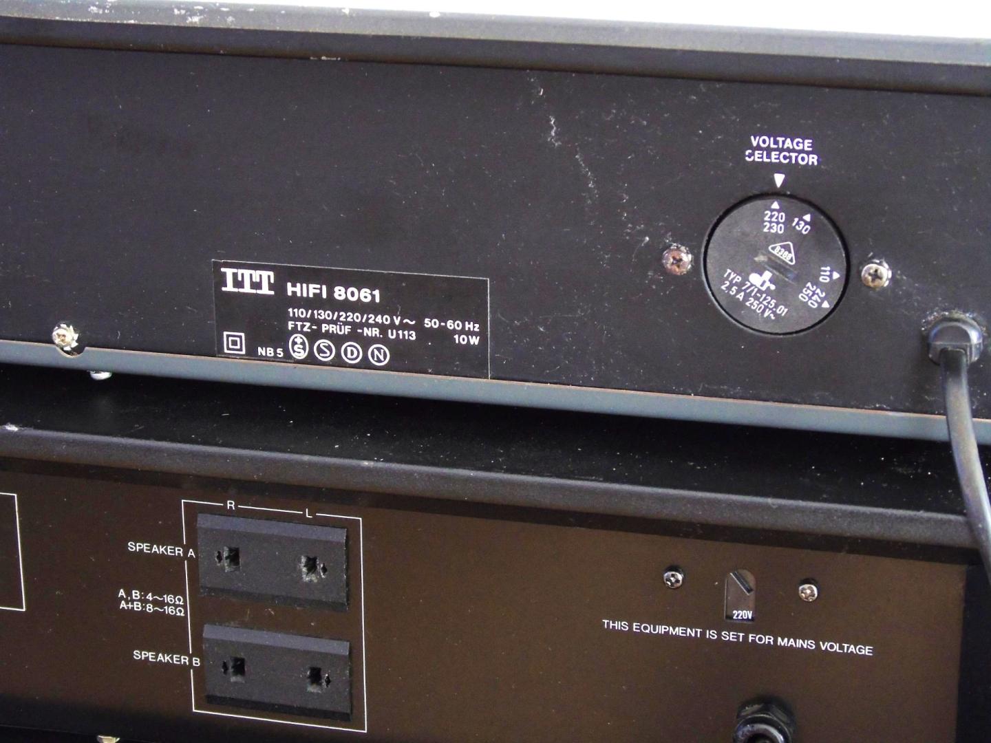 Wzmacniacz tuner i magnetofon ITT sprawne i ładne Vintage. DOSTAWA