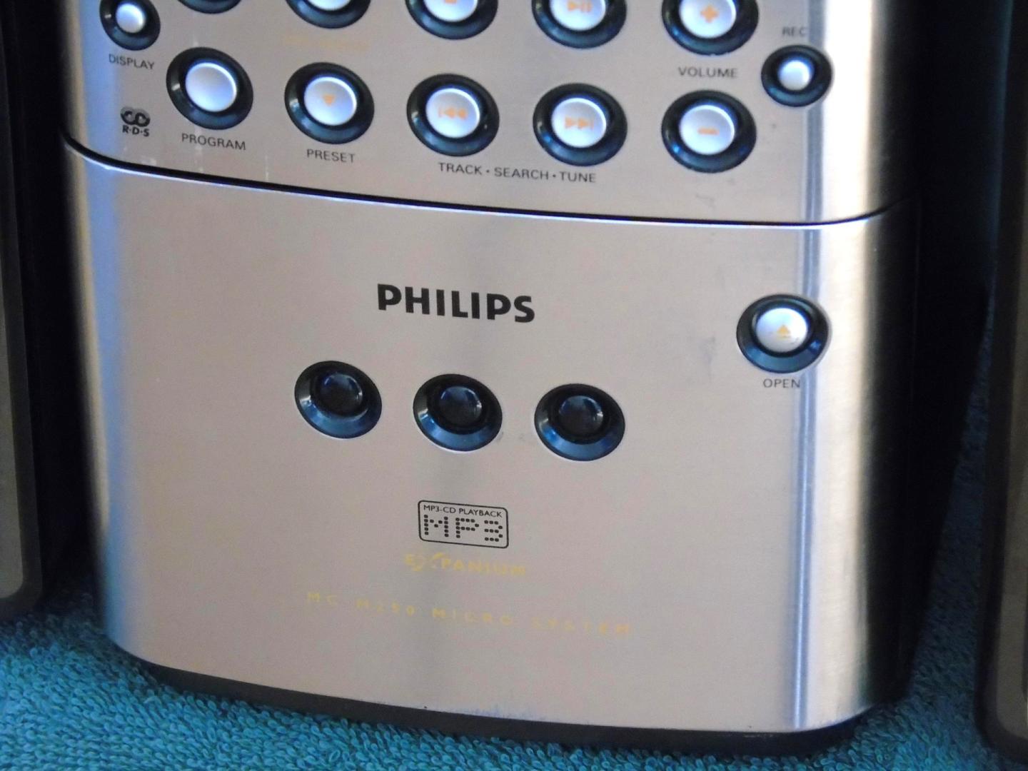 Sprawna wieża Philips MC-M250 pilot kolumny, WYSYŁKA.