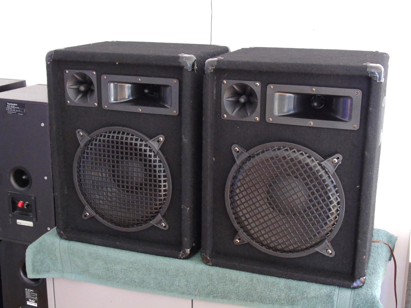 Kolumny estradowe Omnitronic 2x 400 wat. sprawne. DOSTAWA.