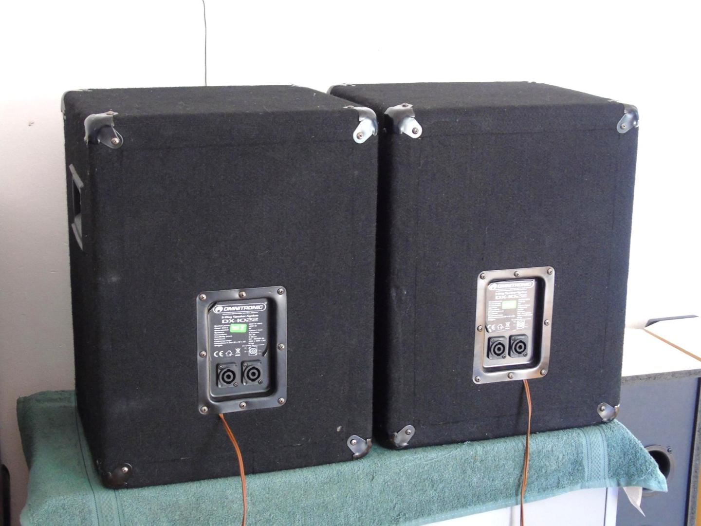 Kolumny estradowe Omnitronic 2x 400 wat. sprawne. DOSTAWA.