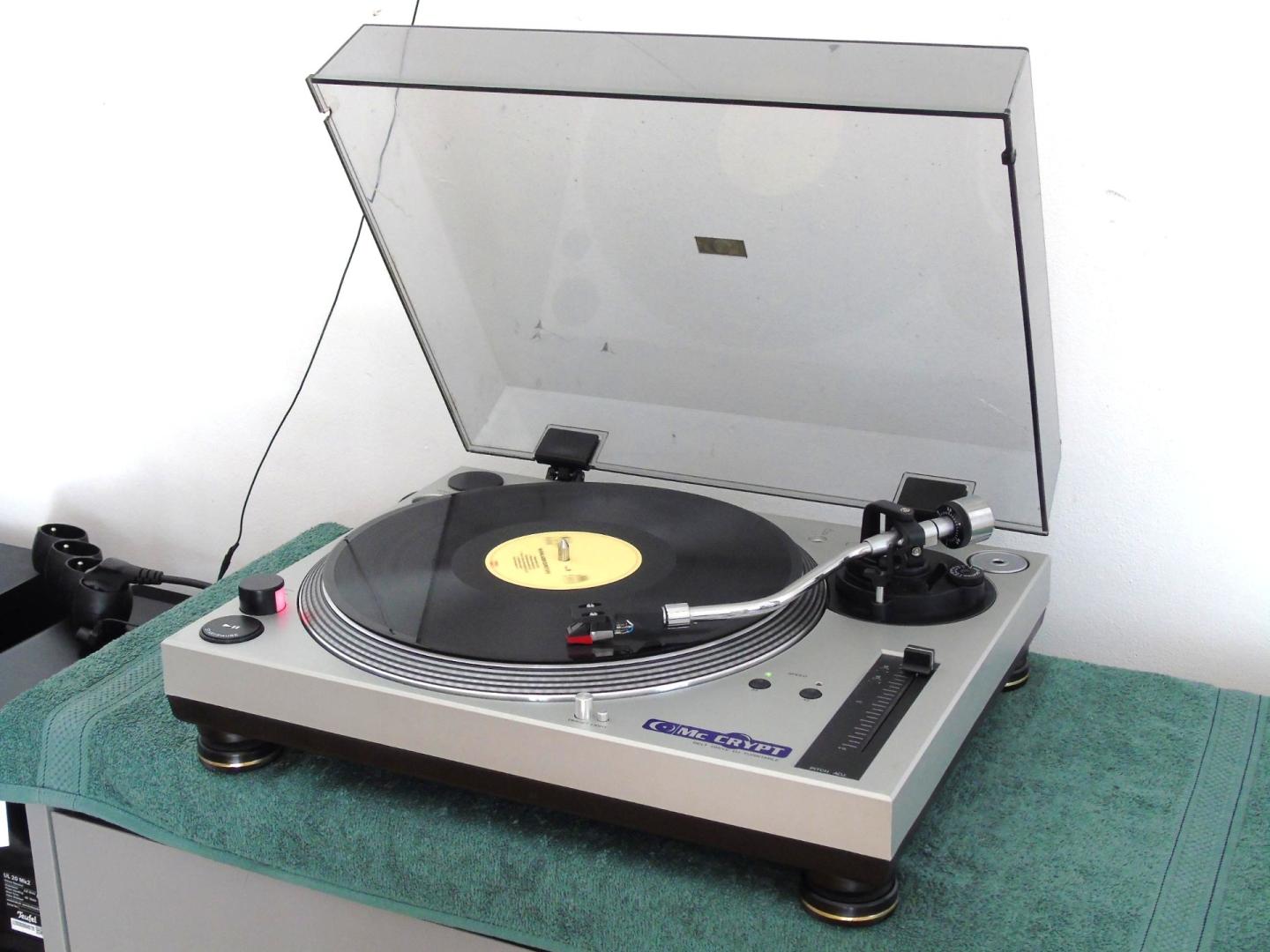 gramofon dj-ski mc crypt igła sprawny. dostawa.