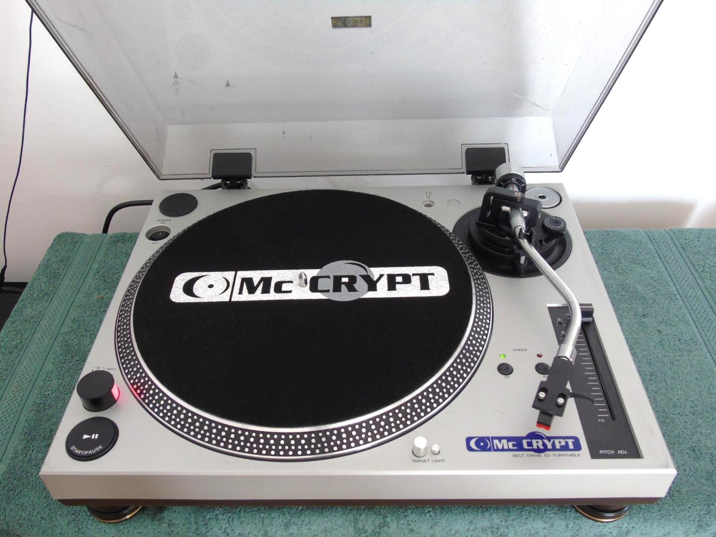 gramofon dj-ski mc crypt igła sprawny. dostawa.