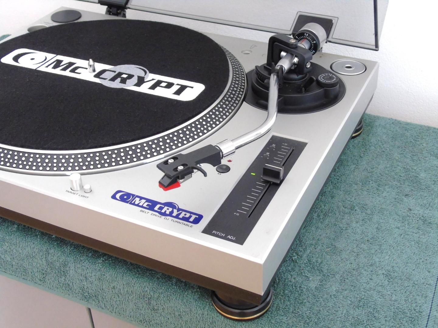 gramofon dj-ski mc crypt igła sprawny. dostawa.