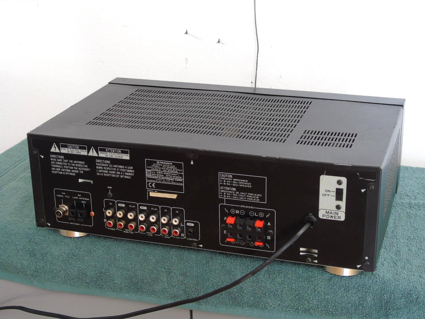Japoński amplituner Pioneer SX-205 RDS 370 wat sprawny. WYSYŁKA